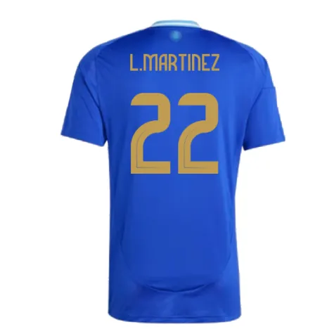 Kinder L.MARTINEZ Argentinien 2024 Auswärtstrikot