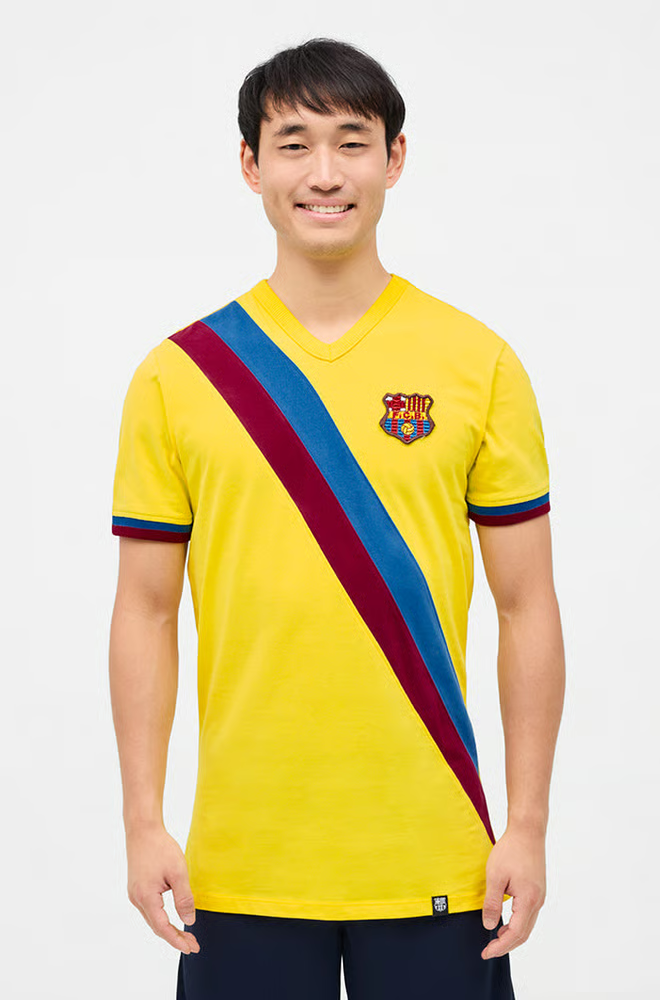 Damen FC Barcelona 1974/75 Retro Johan-Cruyff Trikot Nr. 9