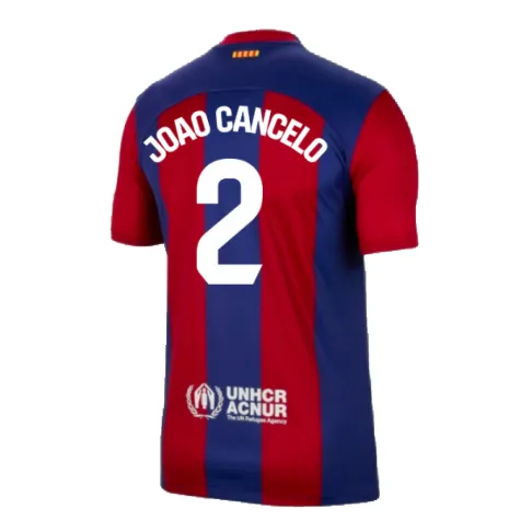 Kinder JOAO CANCELO FC Barcelona 2023/24 Heimtrikot