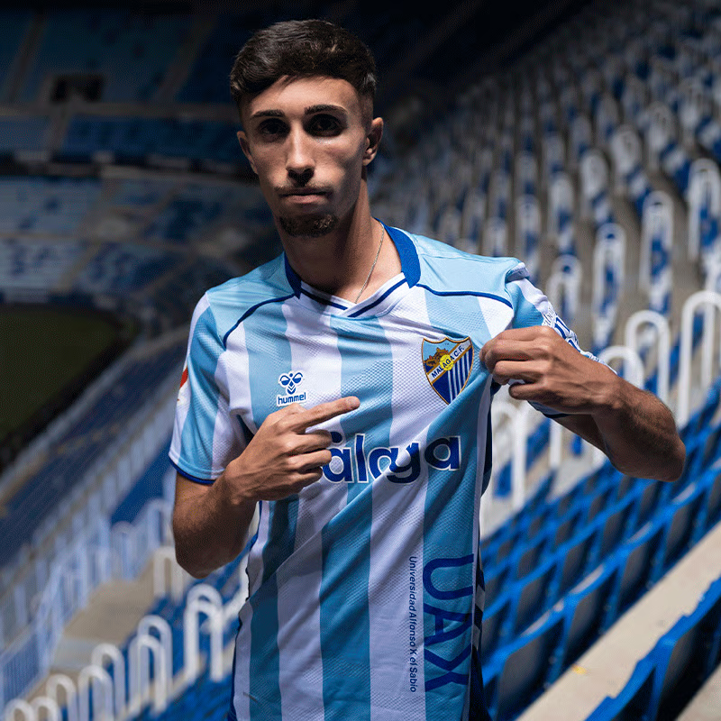 Kinder Málaga CF 2025/26 Heimtrikot