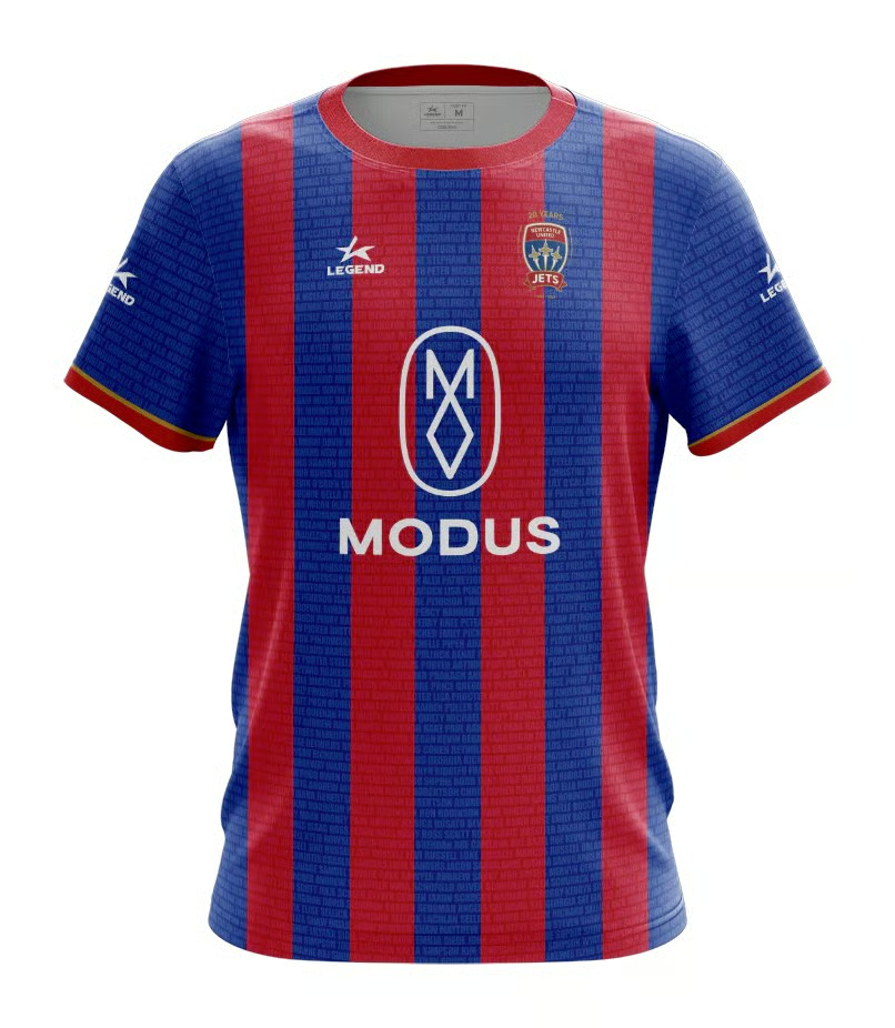 Herren Newcastle Jets 2024/25 Dritt Pre-Match Shirt