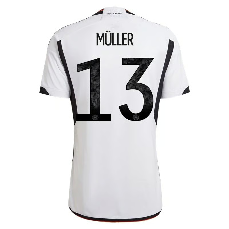 Thomas Müller #13 Deutschland Heimtrikot Weltmeisterschaft 2022