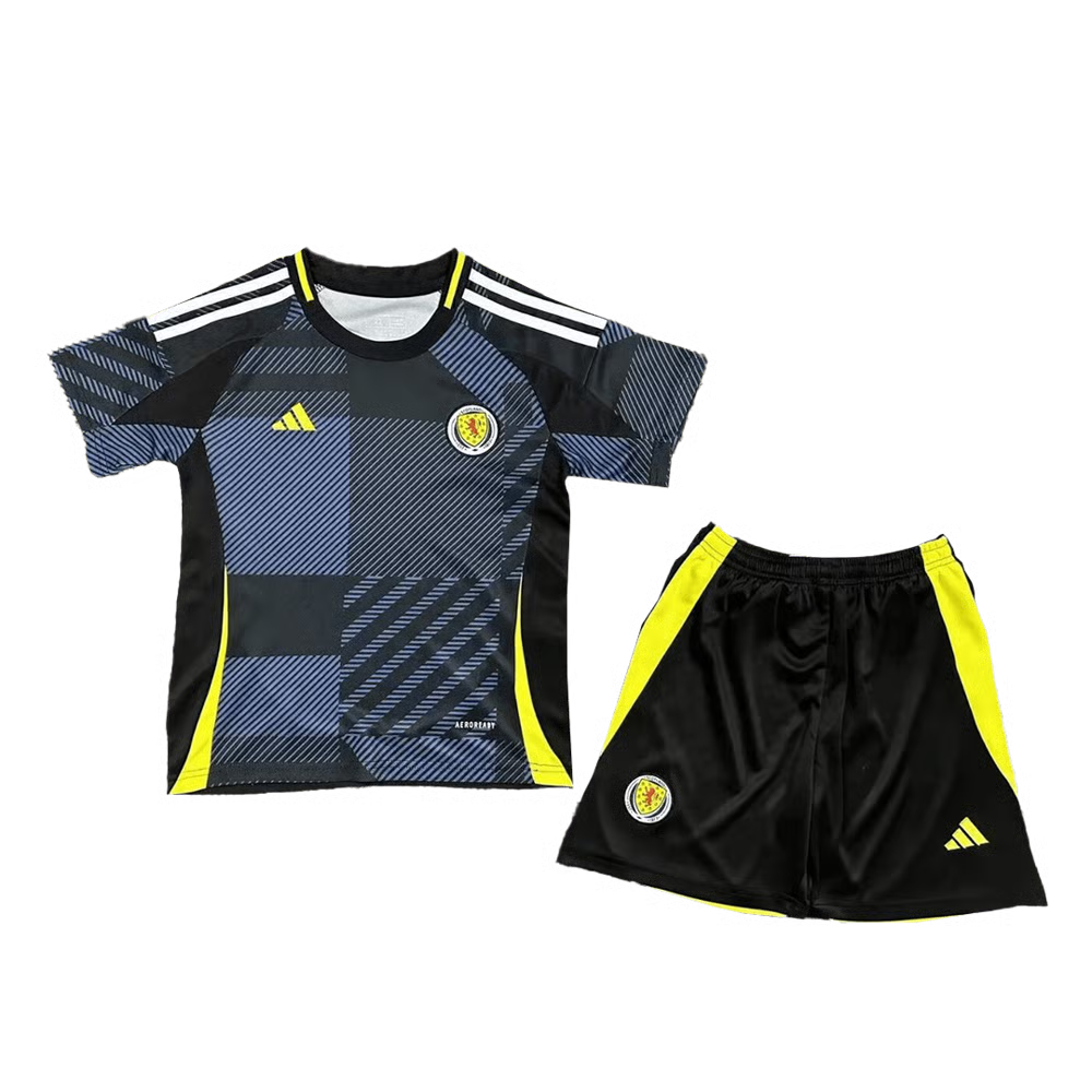 Kinder Schottland Heimtrikot+Kurze Hosen EURO 2024