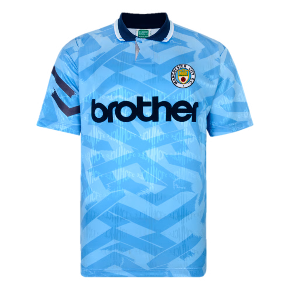 Damen Manchester City 1992 Heim Retro Trikot
