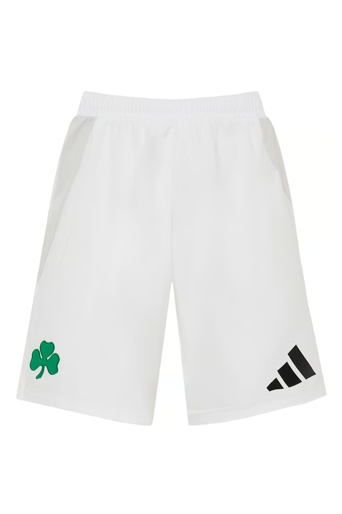 Damen Panathinaikos FC 2024/25 Dritte Freundschaftsspiel Shorts - Weiß