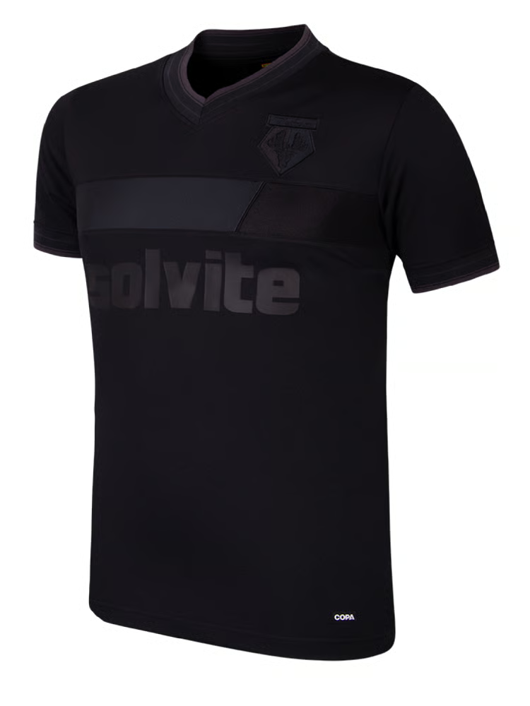 Damen Watford 1986/87 Retro Blackout Trikot