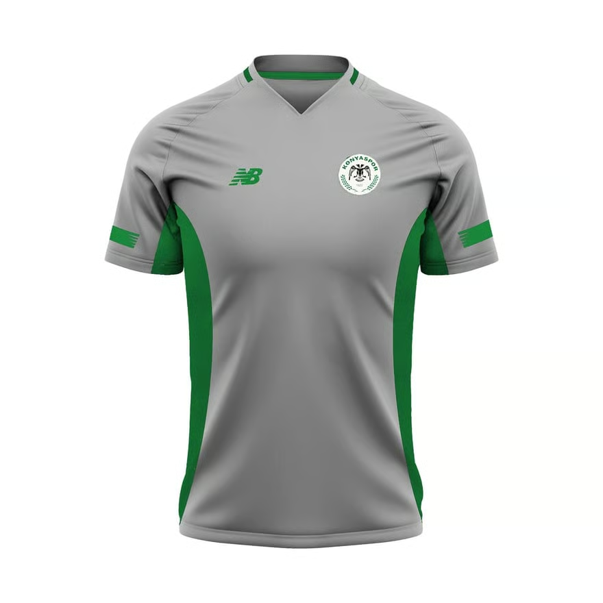 Damen Konyaspor 2024/25 Dritt Authentic Training Shirt - Grau