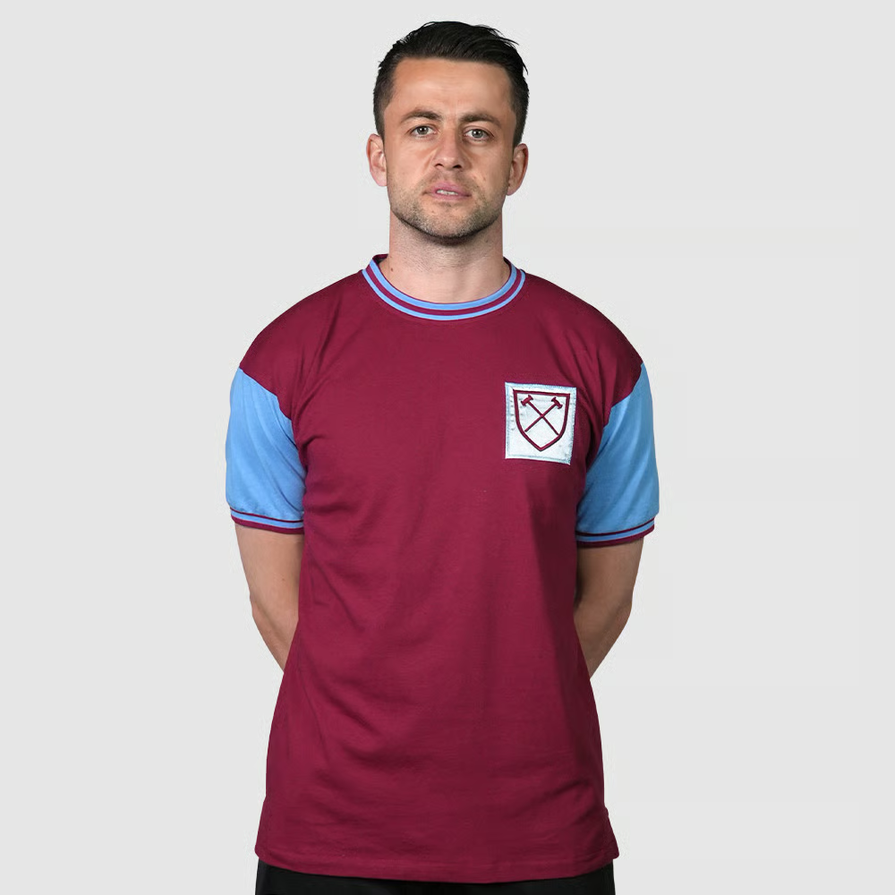 Kinder West Ham United 1966 Heim Retro Trikot #6