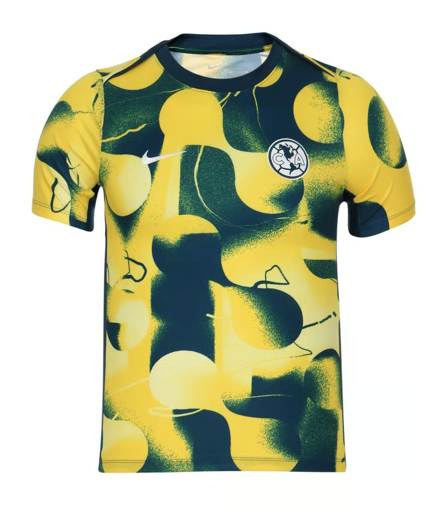 Damen Club América 2024/25 Drittes Prematch-Trikot Gelb