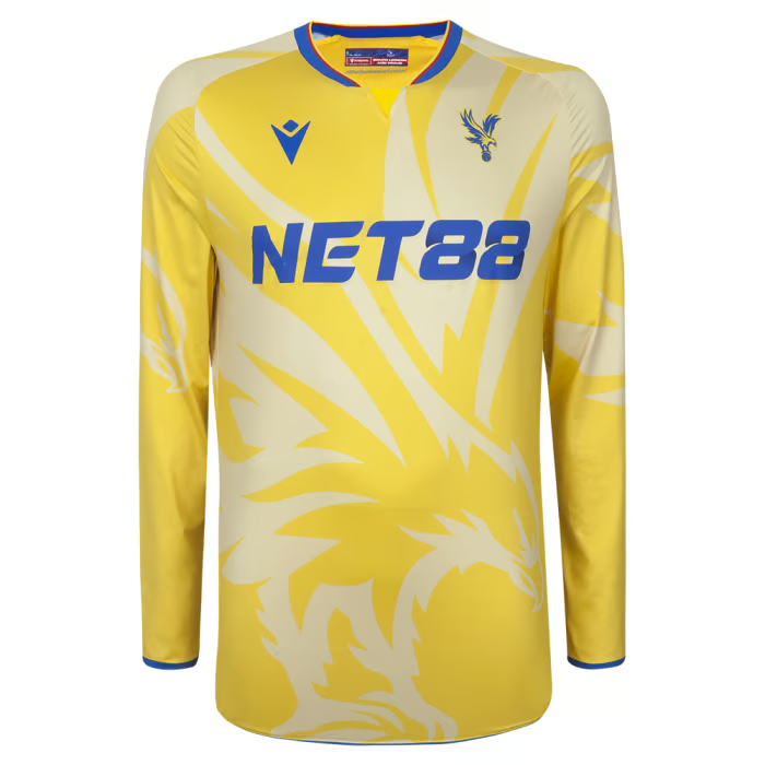 Herren Crystal Palace 2024/25 Auswärtstrikot Authentic Langarm