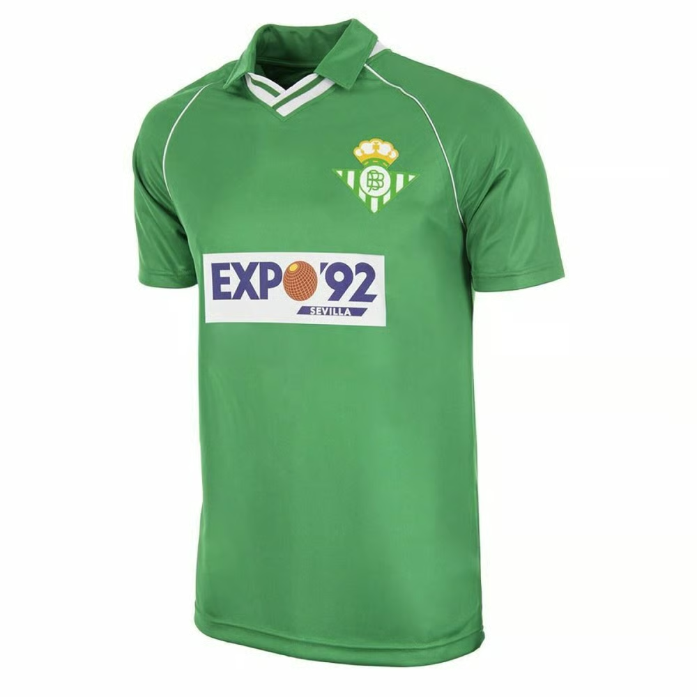 Damen Real Betis 1987/90 Retro Trikot