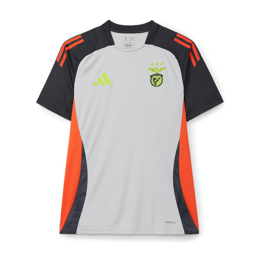 Kinder SL Benfica 2024/25 Drittes Authentisches Trainings-Trikot - Grau