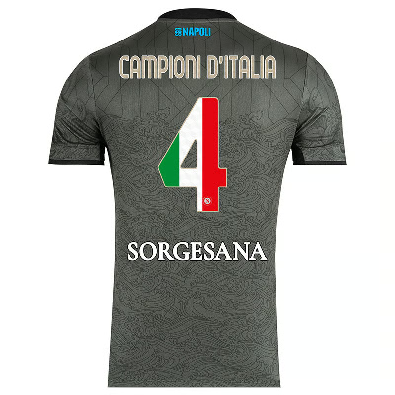 Damen Napoli 2024/25 Dritt Italienischer Meister Trikot