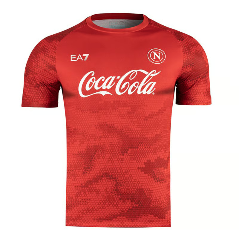 Herren Neapel 2024/25 Dritte Authentische Trainingsshirt - Rot