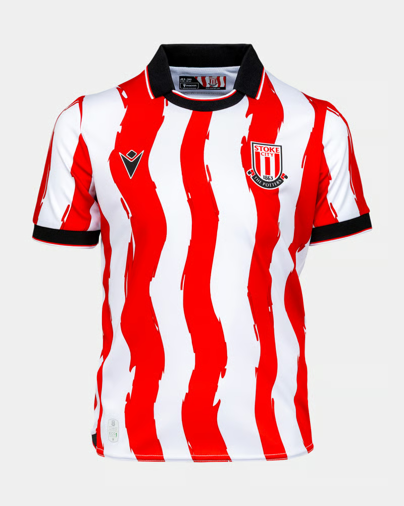 Kinder Stoke City 2025/26 Heimtrikot