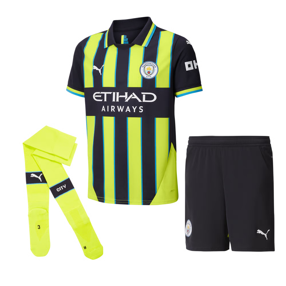 Kinder Manchester City 2024/25 Auswärtskit