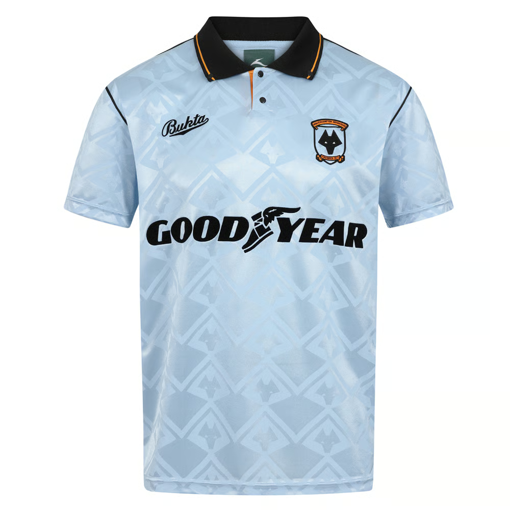 Damen Wolverhampton Wanderers 1992 Auswärts Retro Trikot