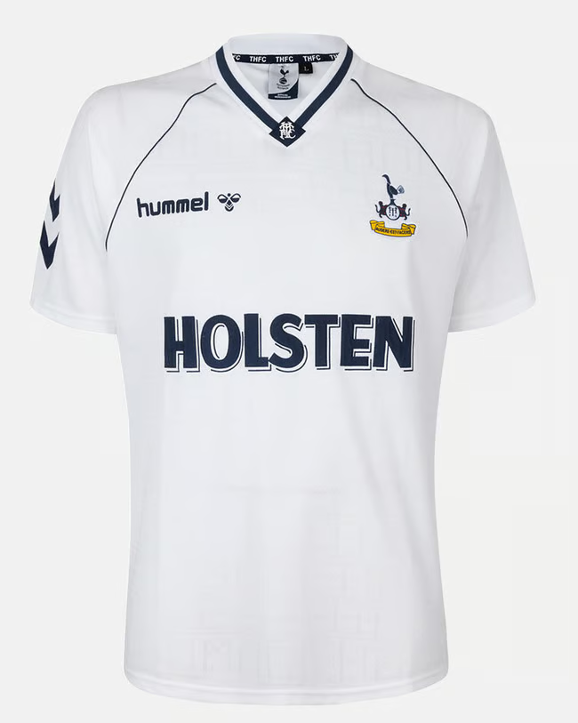 Kinder Tottenham Hotspur 1991 Retro Hummel FA Cup Halbfinale Trikot