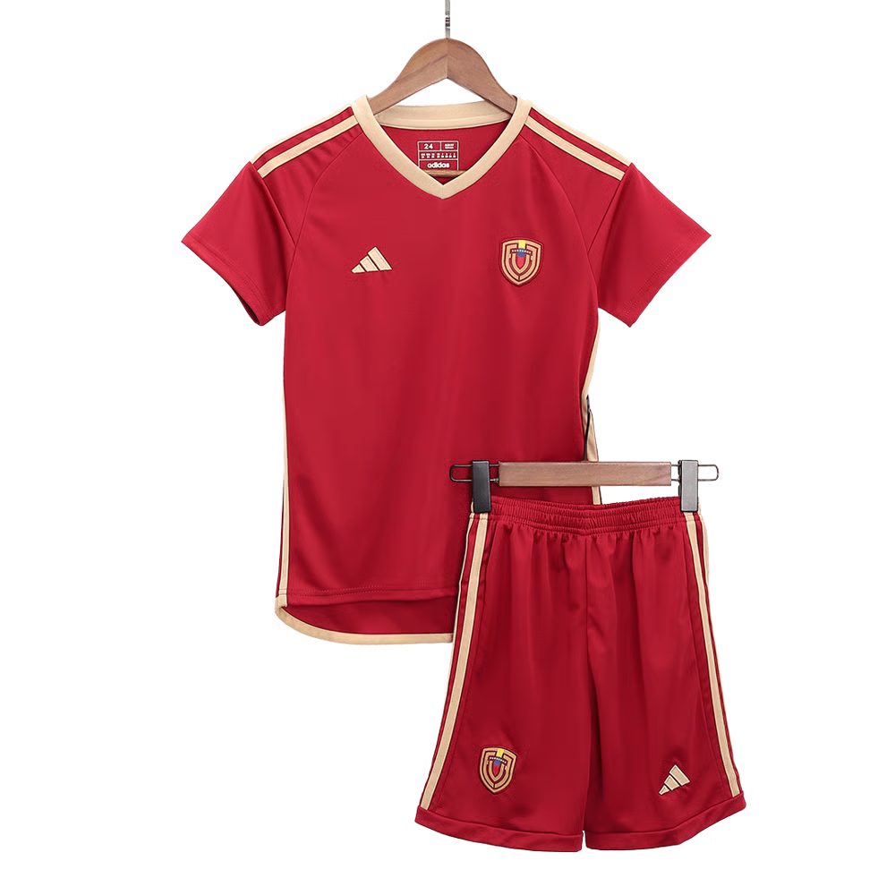 Kinder Venezuela Heimtrikot+Kurze Hosen Copa America 2024