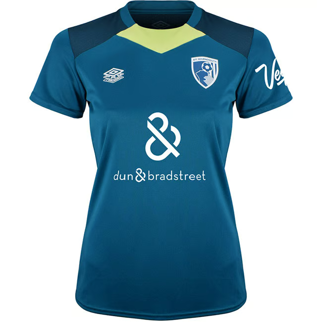 Damen AFC Bournemouth 2024/25 Dritttrikot Training Authentic - Grün