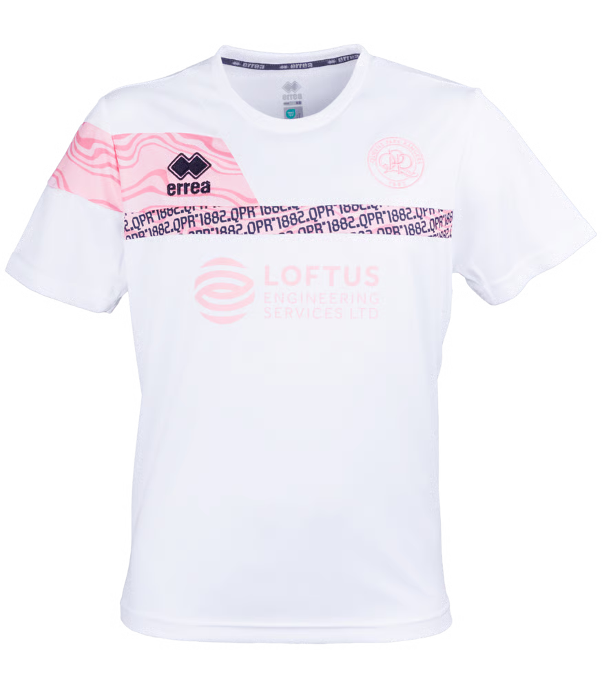 Kind Queens Park Rangers 2024/25 Dritt Authentisches Trainingsshirt - Weiß