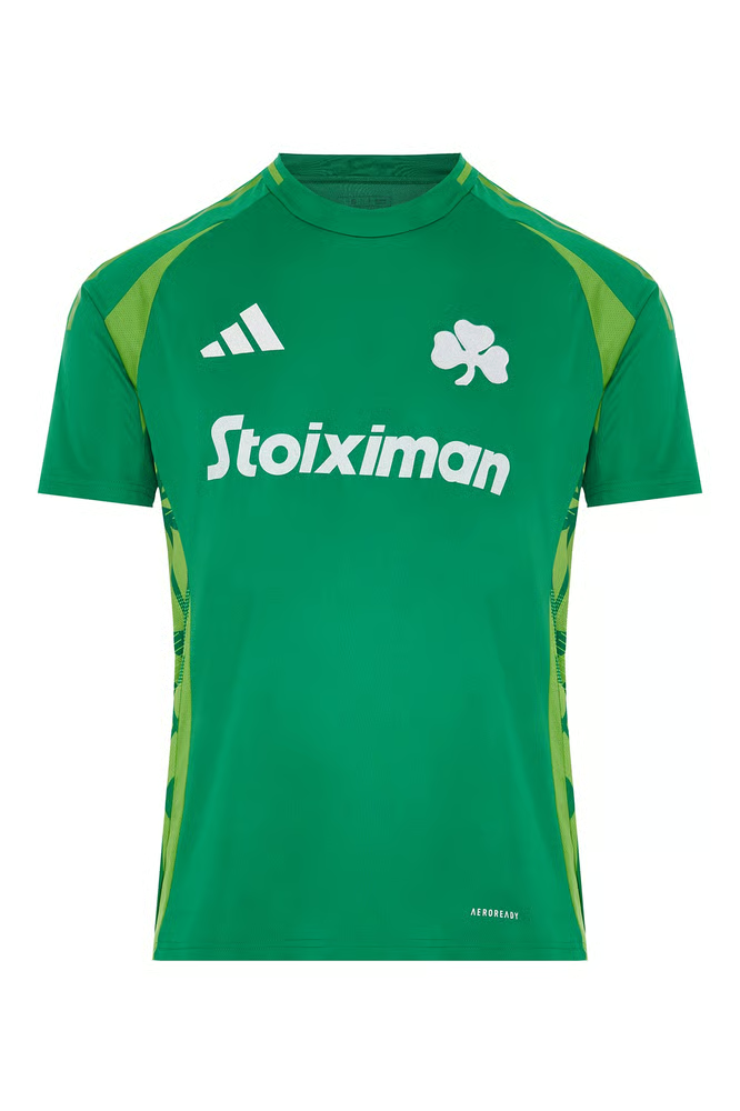 Damen Panathinaikos FC 2024/25 Drittes Freundschaftsspiel Trikot - Grün