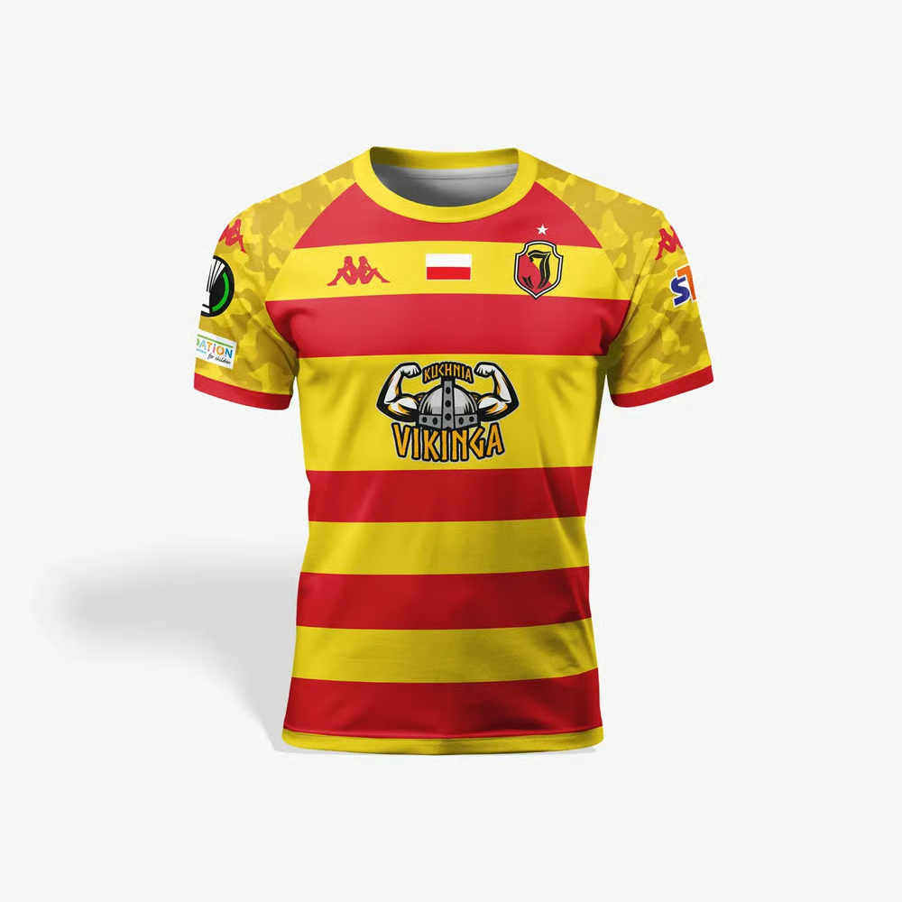 Herren Jagiellonia Białystok 2024/25 Drittes Authentisches UEFA Shirt