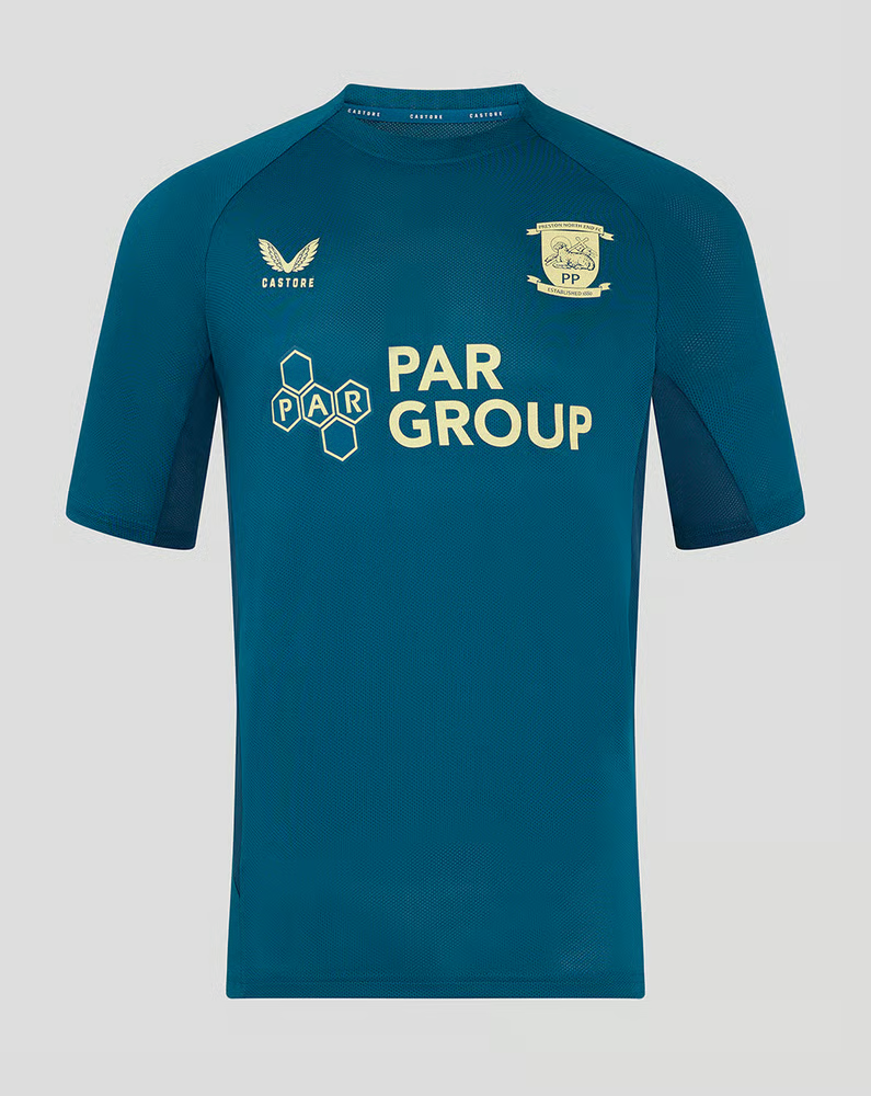 Herren Preston North End 2024/25 Dritt Authentisches Trainingsshirt - Blau