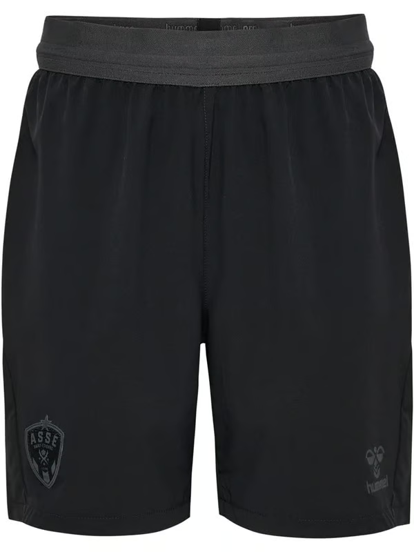 Kinder ASSE 2024/25 Drittes Authentisch Training Shorts – Schwarz