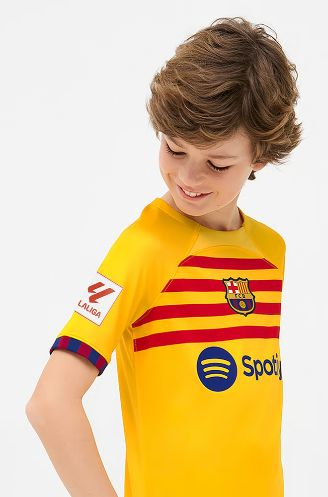Kinder FC Barcelona 2023/24 Viertes LFP Trikot