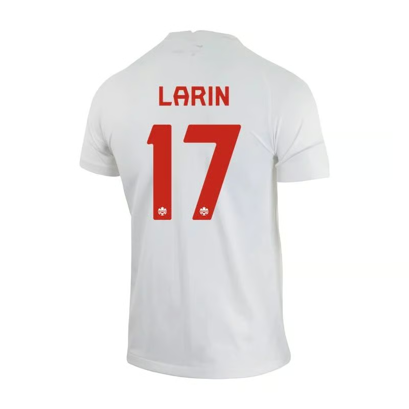 Cyle Larin #17 Kanada Auswärtstrikot Weltmeisterschaft 2022