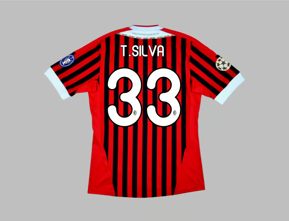 Kinder T.SILVA Milan 2011/12 Heimtrikot