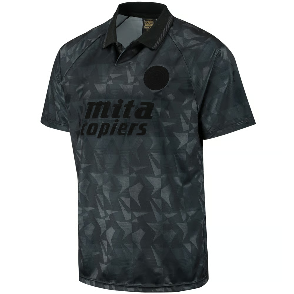 Damen Aston Villa 1990 Retro Blackout Trikot
