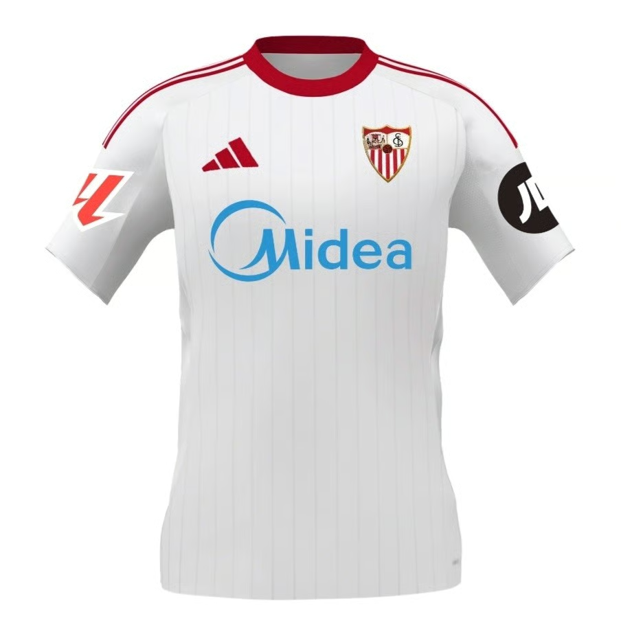 Kinder Sevilla FC 2025/26 Heimtrikot