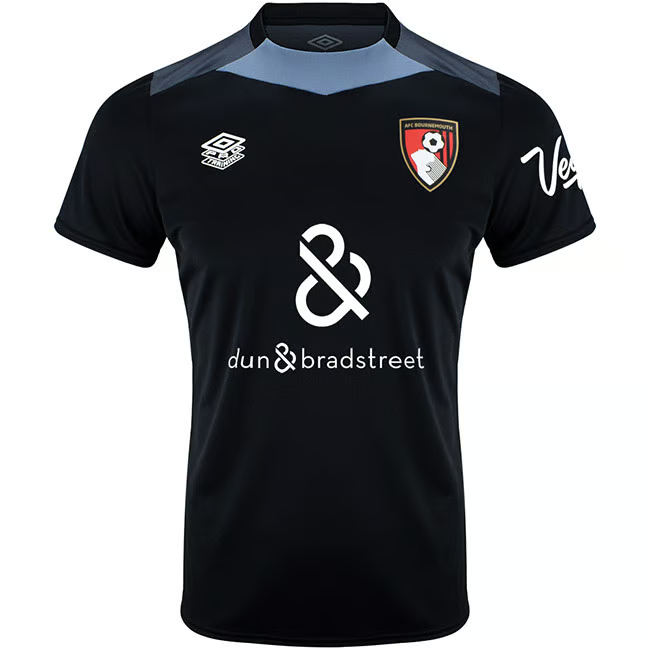 Herren AFC Bournemouth 2024/25 Dritttrikot Training Authentic - Schwarz