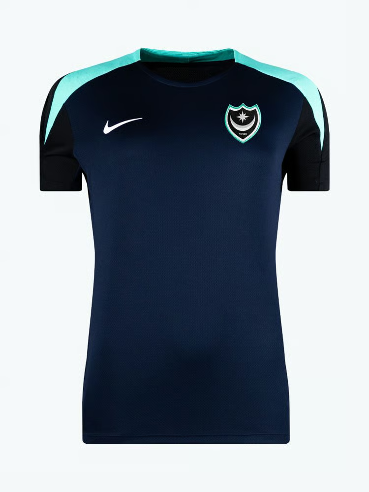 Damen Portsmouth 2024/25 Dritt Authentisches Strike Trainingsshirt - Blau