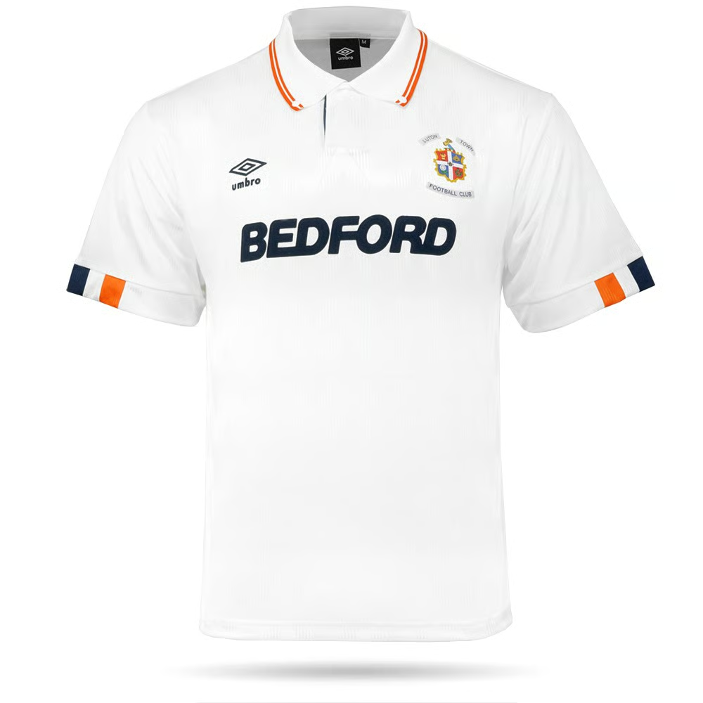 Damen Luton Town 1989/90 Heim Retro Trikot