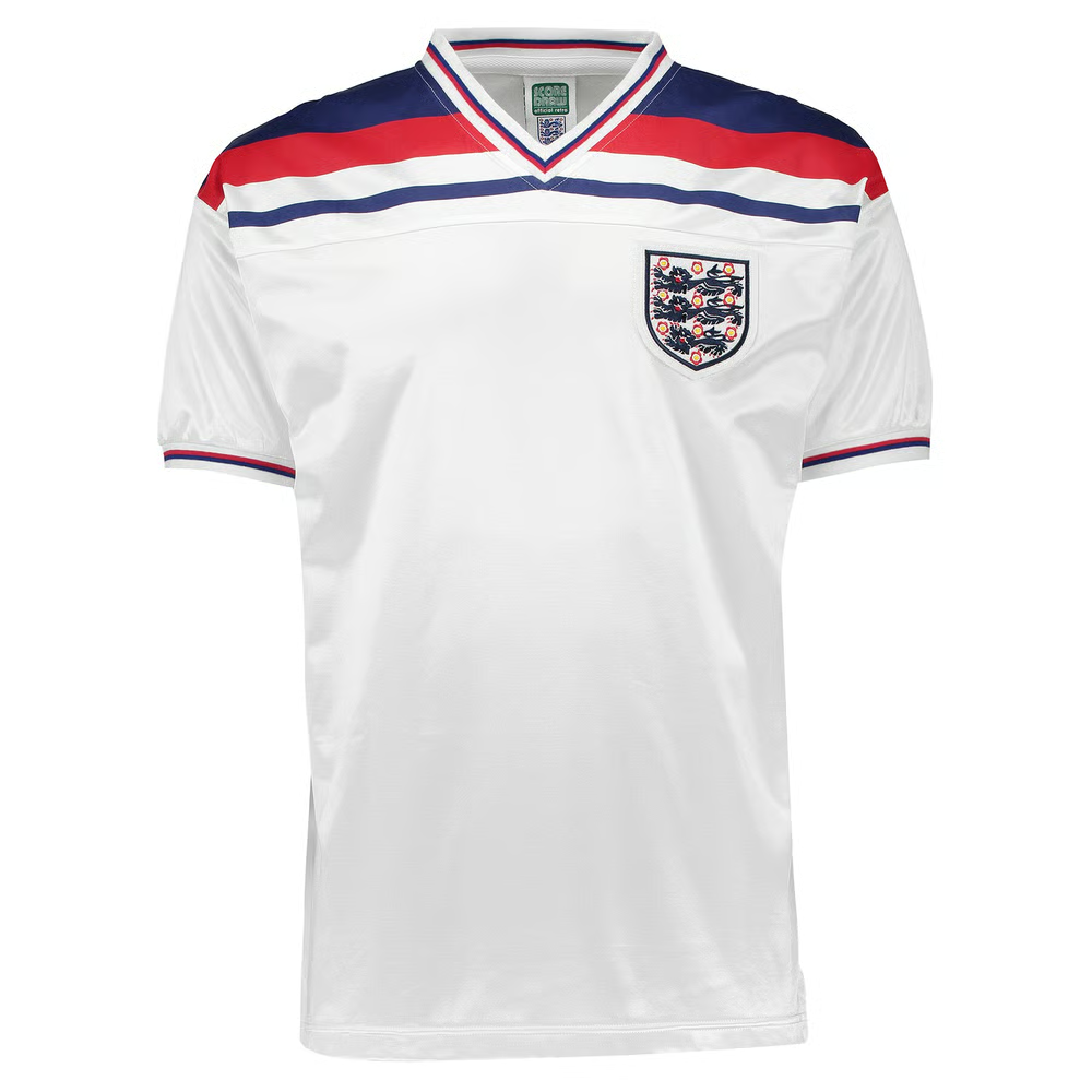 Damen England 1982 Weltmeisterschaft Retro Trikot