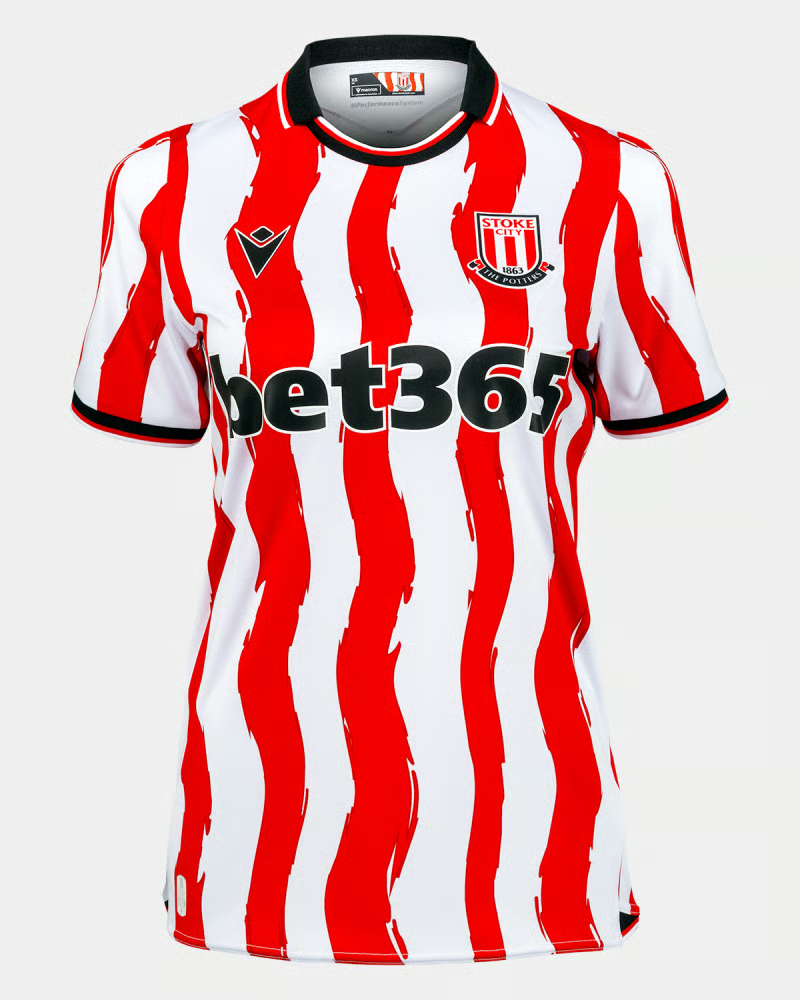 Damen Stoke City 2025/26 Heimtrikot