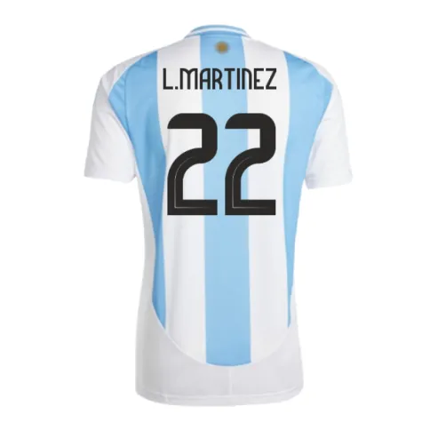 Kinder L.MARTINEZ Argentinien 2024 Heimtrikot