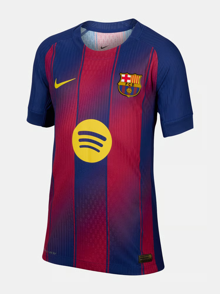 Kinder FC Barcelona 2025/26 Heim UCL-Trikot