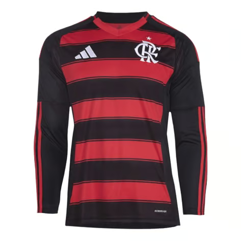 Herren Flamengo 2025 Heim Langarmtrikot