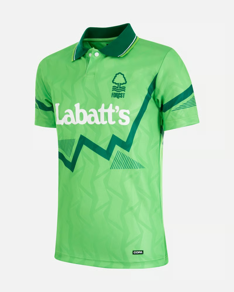 Damen Nottingham Forest 1992/93 Retro Trikot Grün
