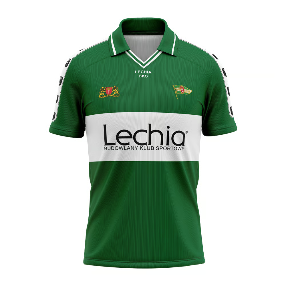 Herren Lechia Gdańsk 90er Retro-Shirt