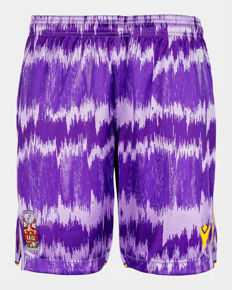Kinderersatzshorts Stoke City 2025/26 Auswärts