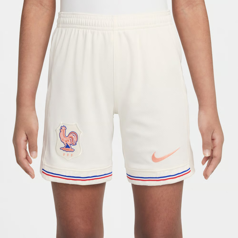 Kinder Frankreich 2025 Auswärtsshorts