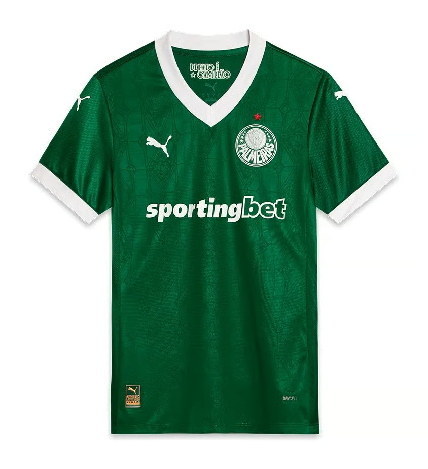 Damen Palmeiras 2025 Heim Authentisches Trikot