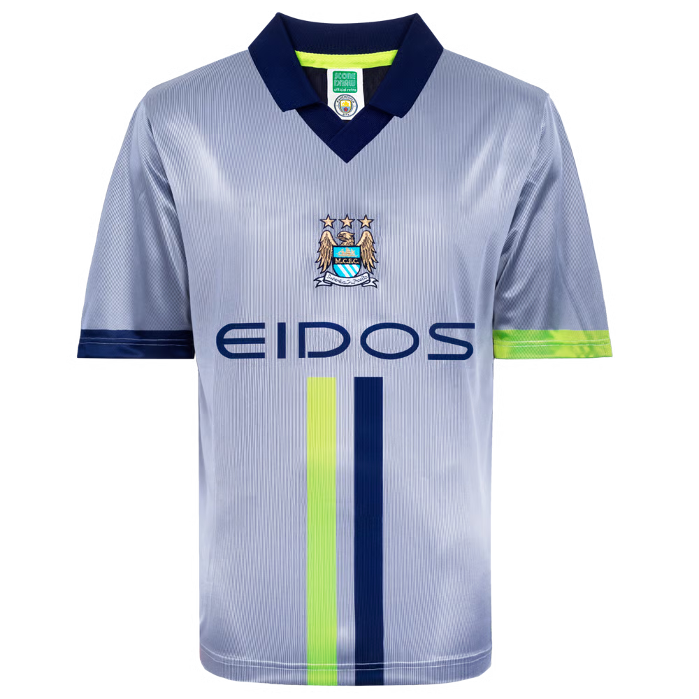 Damen Manchester City 2000 Auswärts Retro Trikot