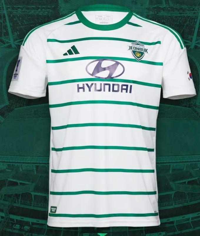Damen Jeonbuk Hyundai Motors 2024/25 Auswärtstrikot AFC Champions League Zwei Trikot