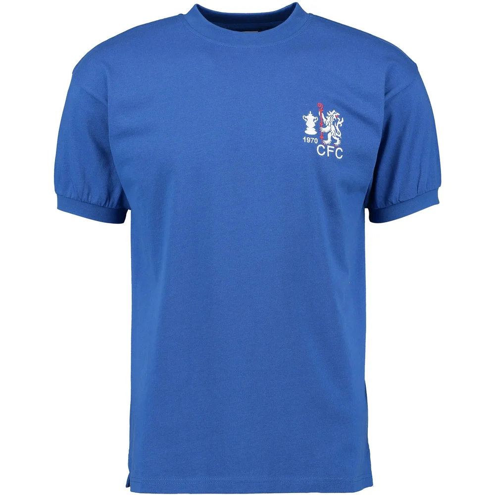 Damen Chelsea 1970 Retro FA Cup Sieger Trikot